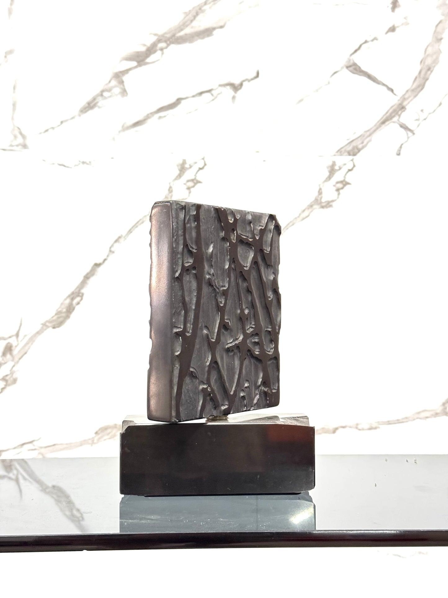 Edgardo Abbozzo Scultura Anni 70 Marmo Art Design