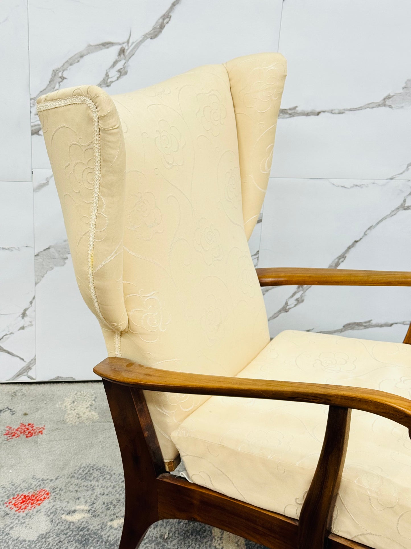 Renzo Franchi Camerani Poltrona Reclinabile Mod. Camea 1950 Design Mid-century