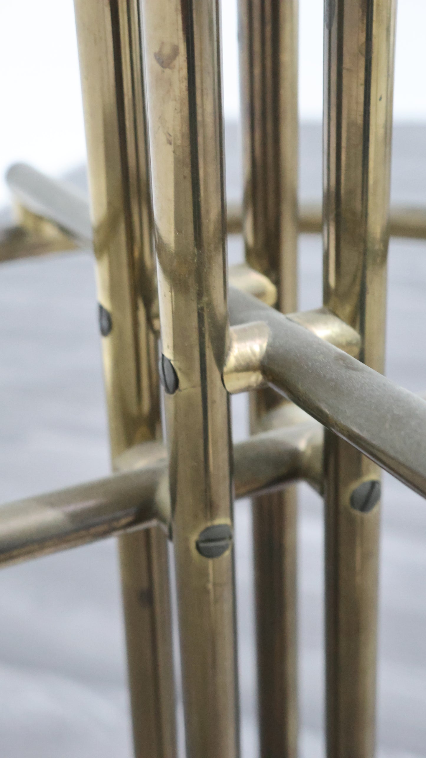 Renato Zevi Metalarte Portaombrelli Marmo E Ottone Design Modernariato