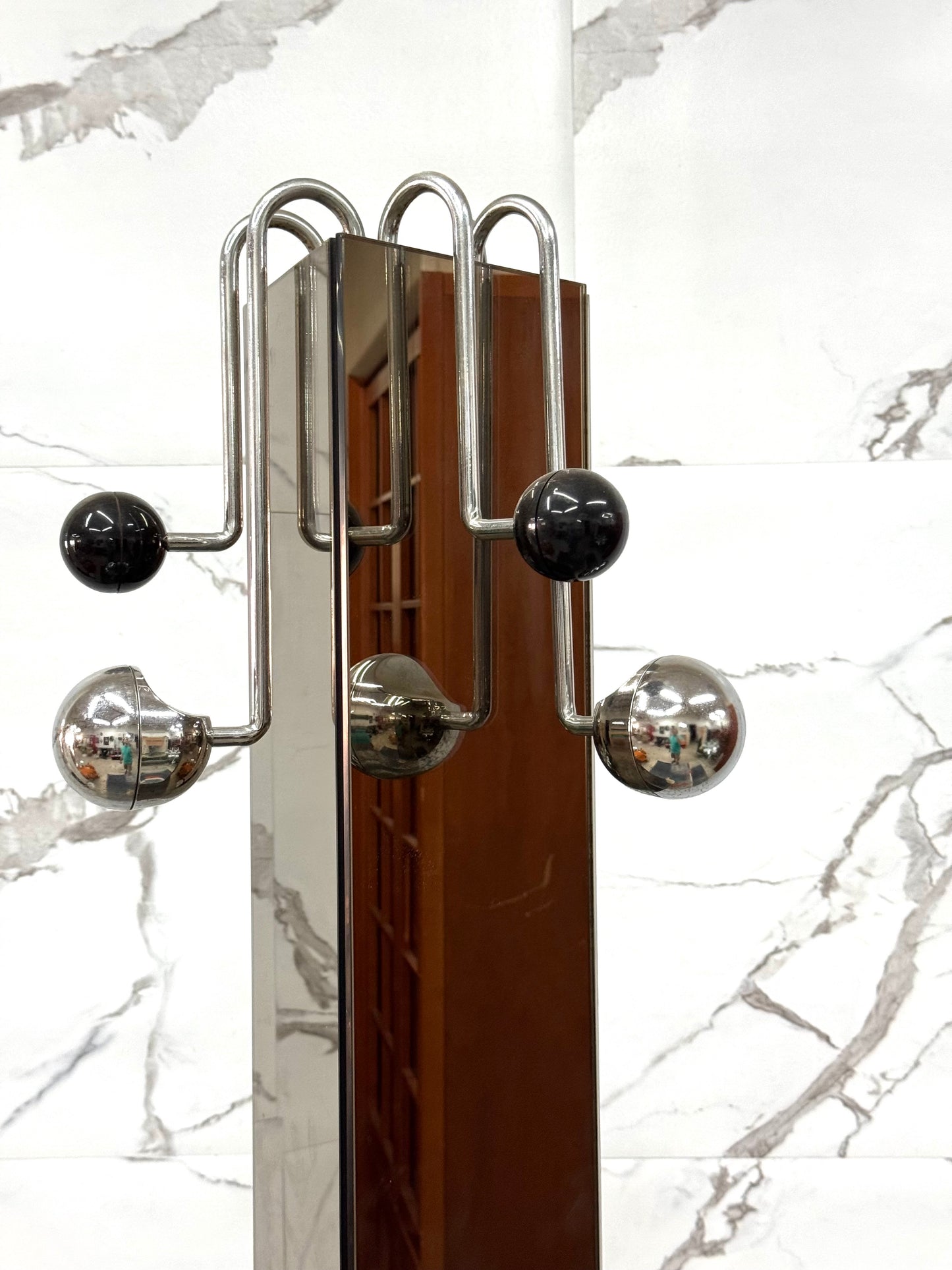 Appendiabiti a Specchio Girevole Design Modernariato 1970’s