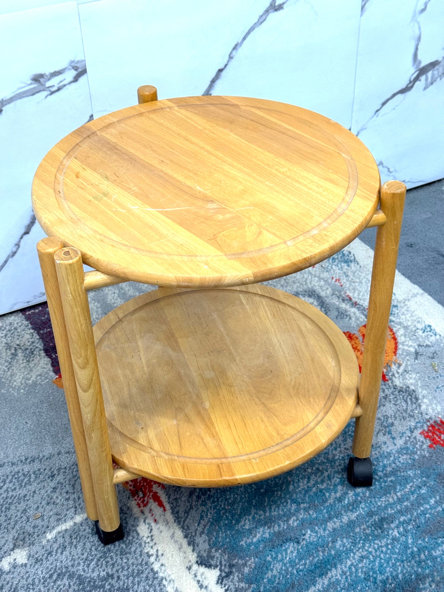 Jens Quistgaard Bar Cart Carrello portavivande Danish Design 1970’s