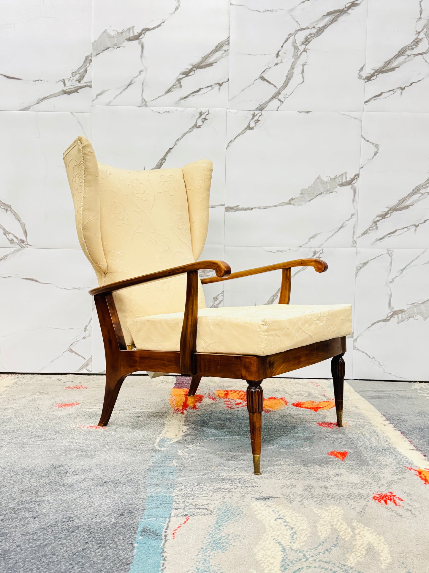 Renzo Franchi Camerani Poltrona Reclinabile Mod. Camea 1950 Design Mid-century