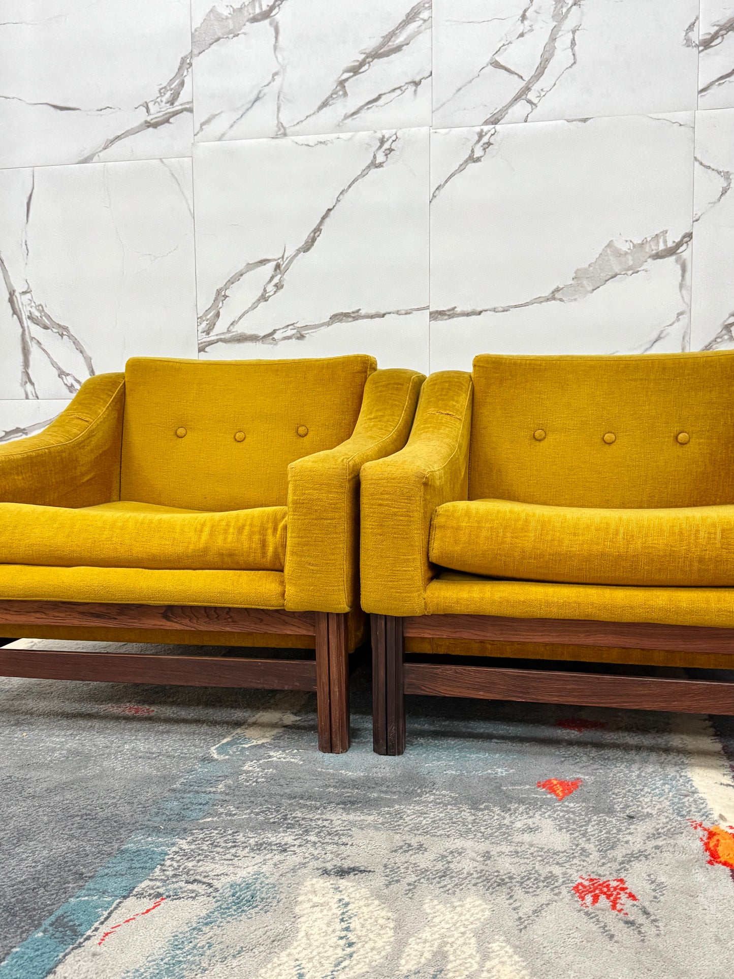 F.lli Saporiti Besnate Coppia Di Poltrone Anni ‘60 Design Modernariato