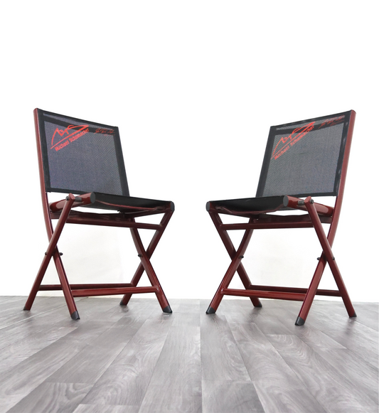 michael schumacher Coppia Di Sedie Richiudibili Merchandising Ufficiale 2000