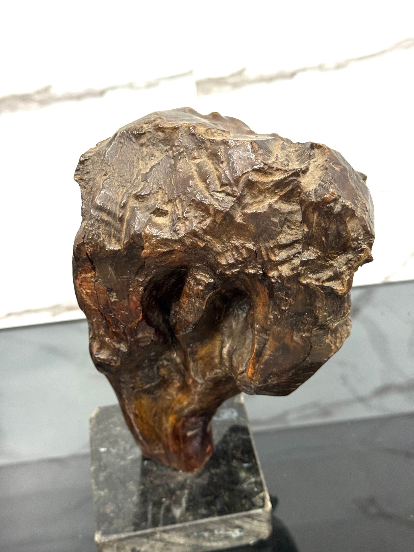 Scultura Volto Scolpito Liliana Casella Muratti Anni 70