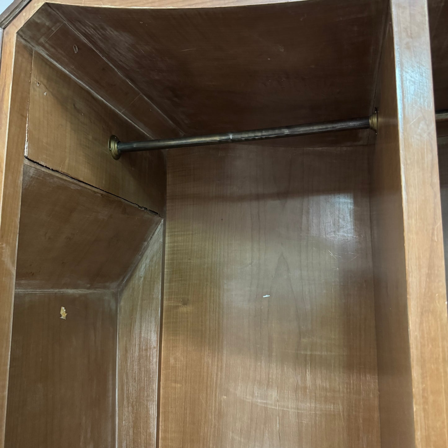 Armadio Cubista Art Decò In Radica Anni 40 Design Modernariato