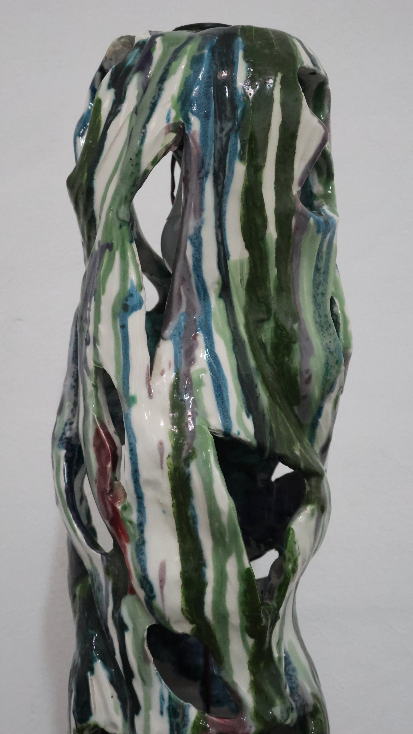 Ernesto Treccani Attr. Lampada Da Tavolo O Da Terra Ceramica Design Modernariato