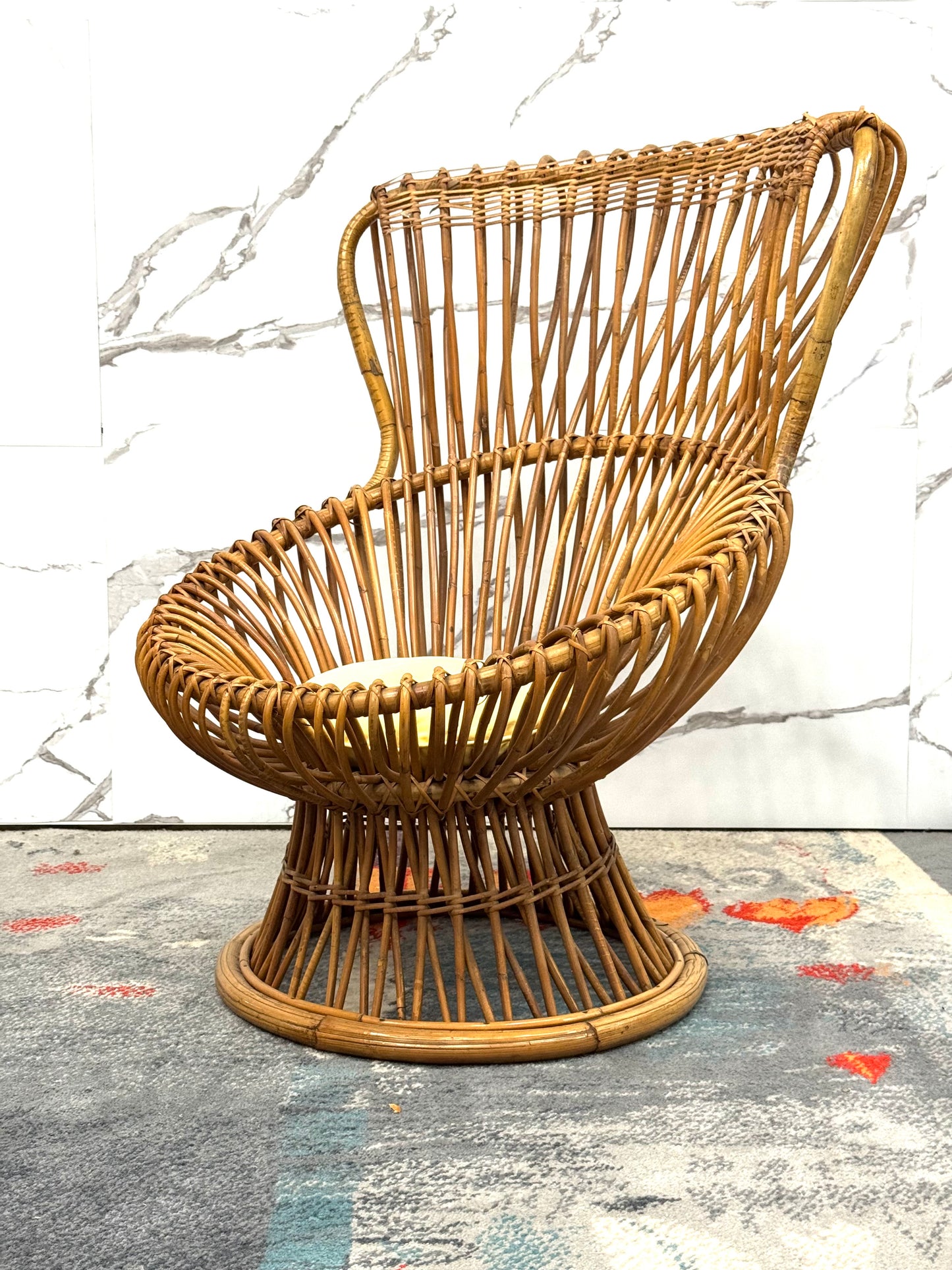 FRANCO ALBINI BONACINA POLTRONA MARGHERITA 1951 DESIGN MODERNARIATO