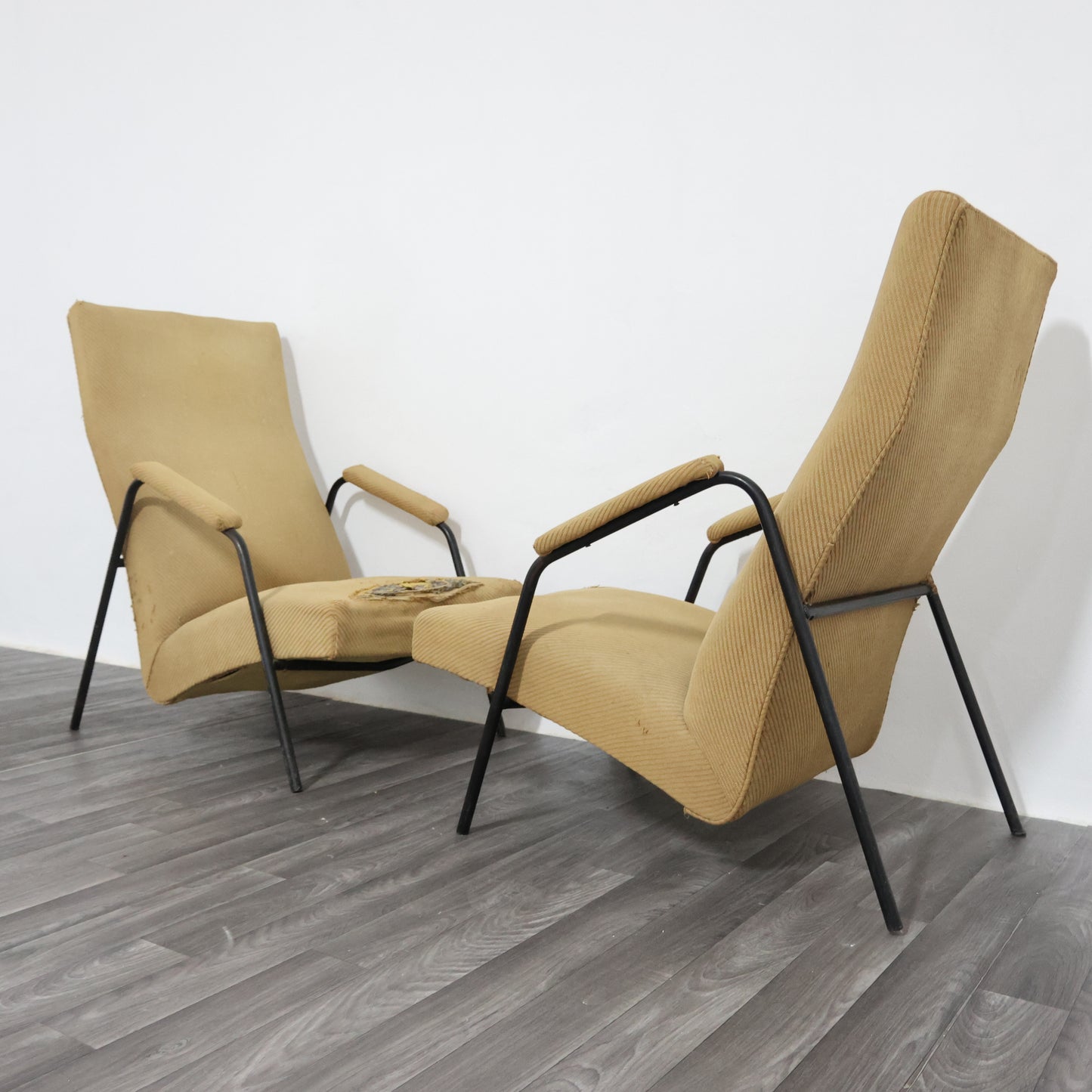 ALF SVENSSON LJUNG INDUSTRIER Coppia Di Poltrone Design Modernariato 1950’s