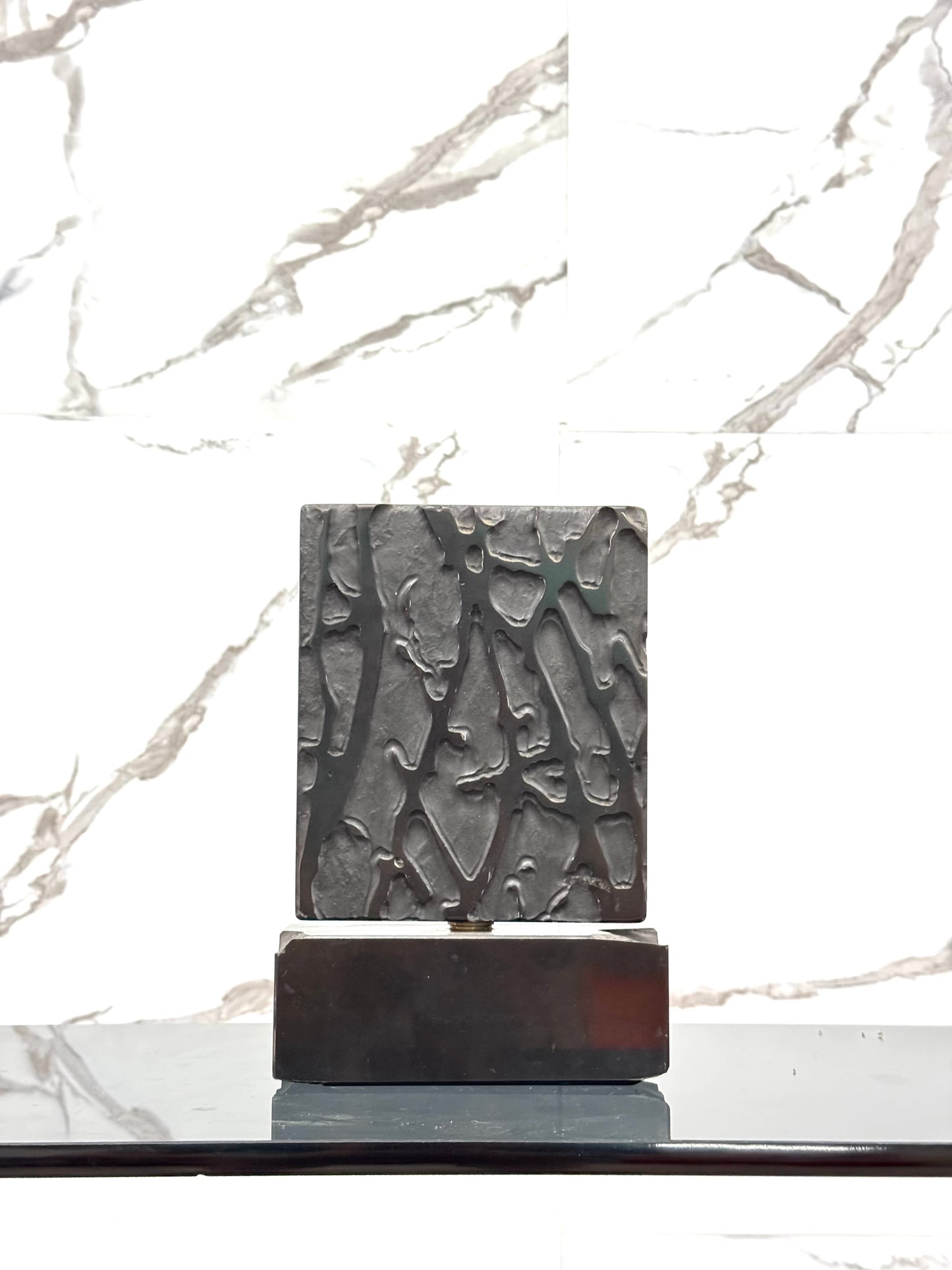 Edgardo Abbozzo Scultura Anni 70 Marmo Art Design