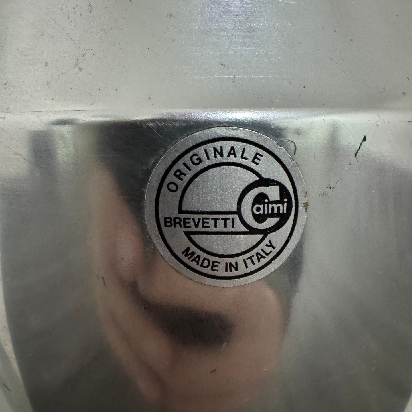 Posacenere Acciaio Space Age Caimi Vintage 1970