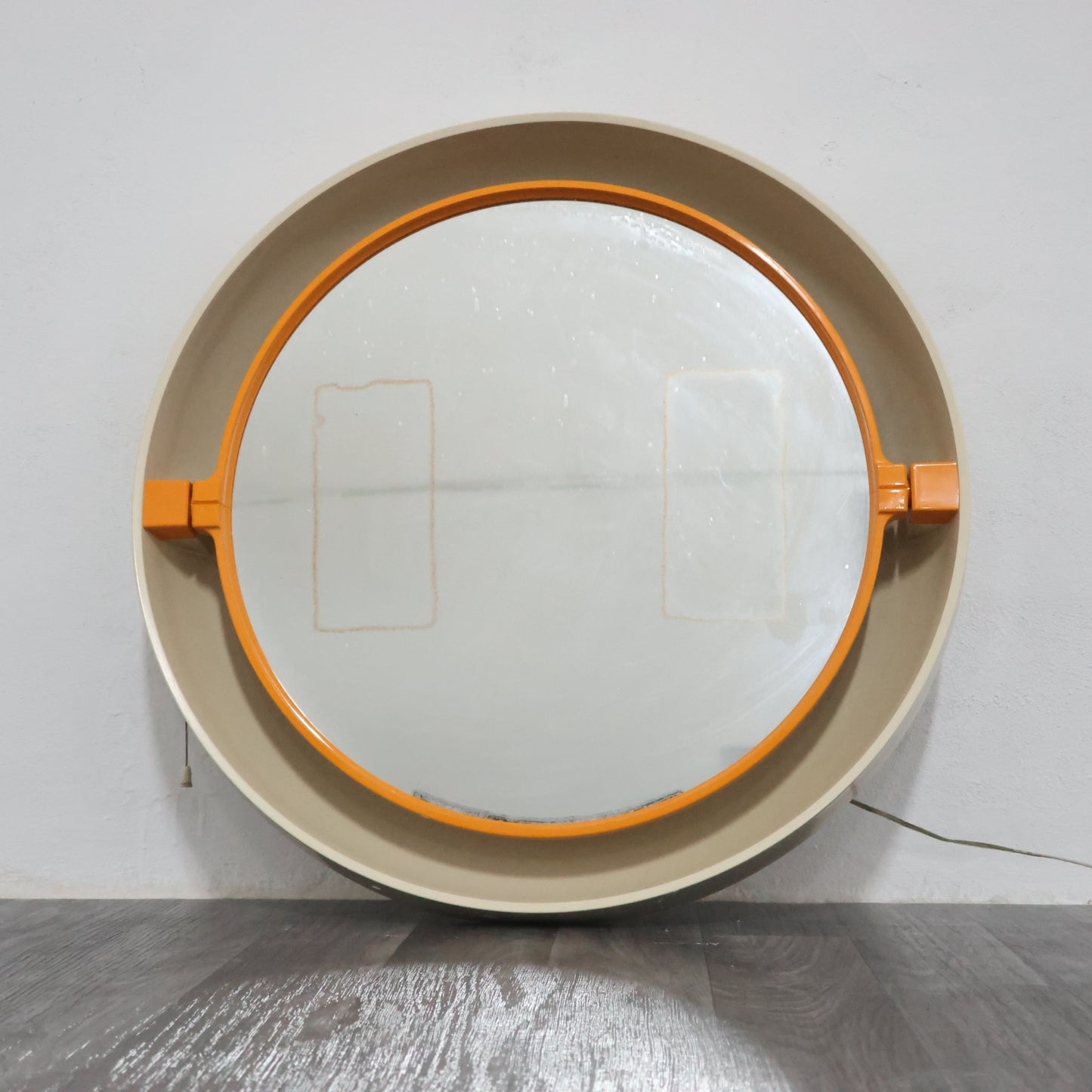 Specchio Allibert Design Space Age Plastic 1970’s Vintage