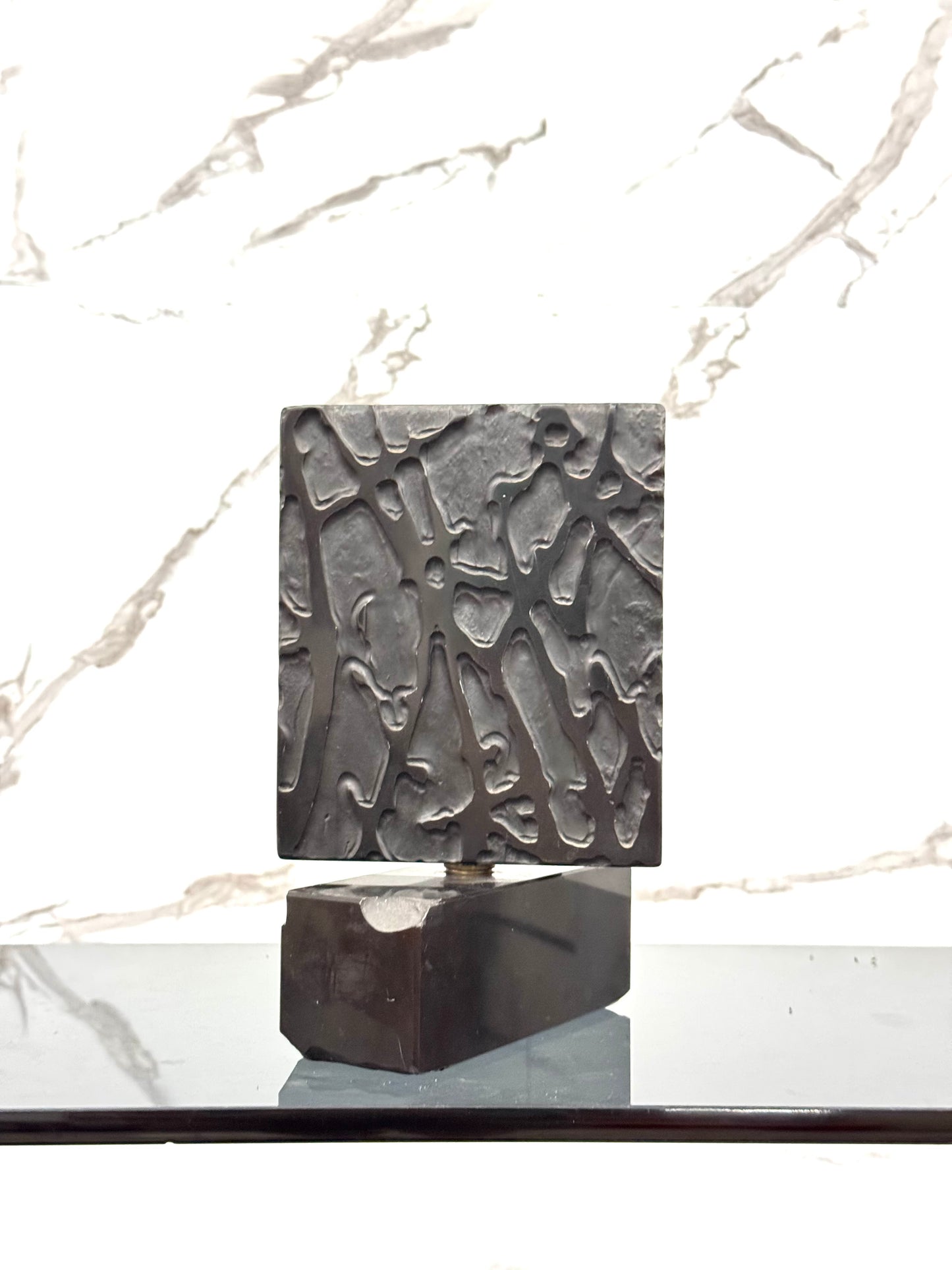 Edgardo Abbozzo Scultura Anni 70 Marmo Art Design