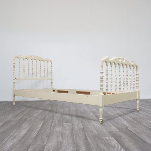 Giuseppe Gaetano Descalzi Letto Singolo Chiavari Anni ‘50 Design