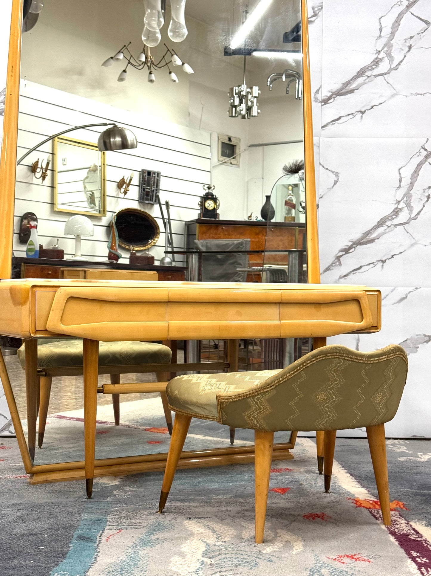 Vittorio Dassi La Permanente Cantù Beauty Desk Mid-Century Design 1950’s