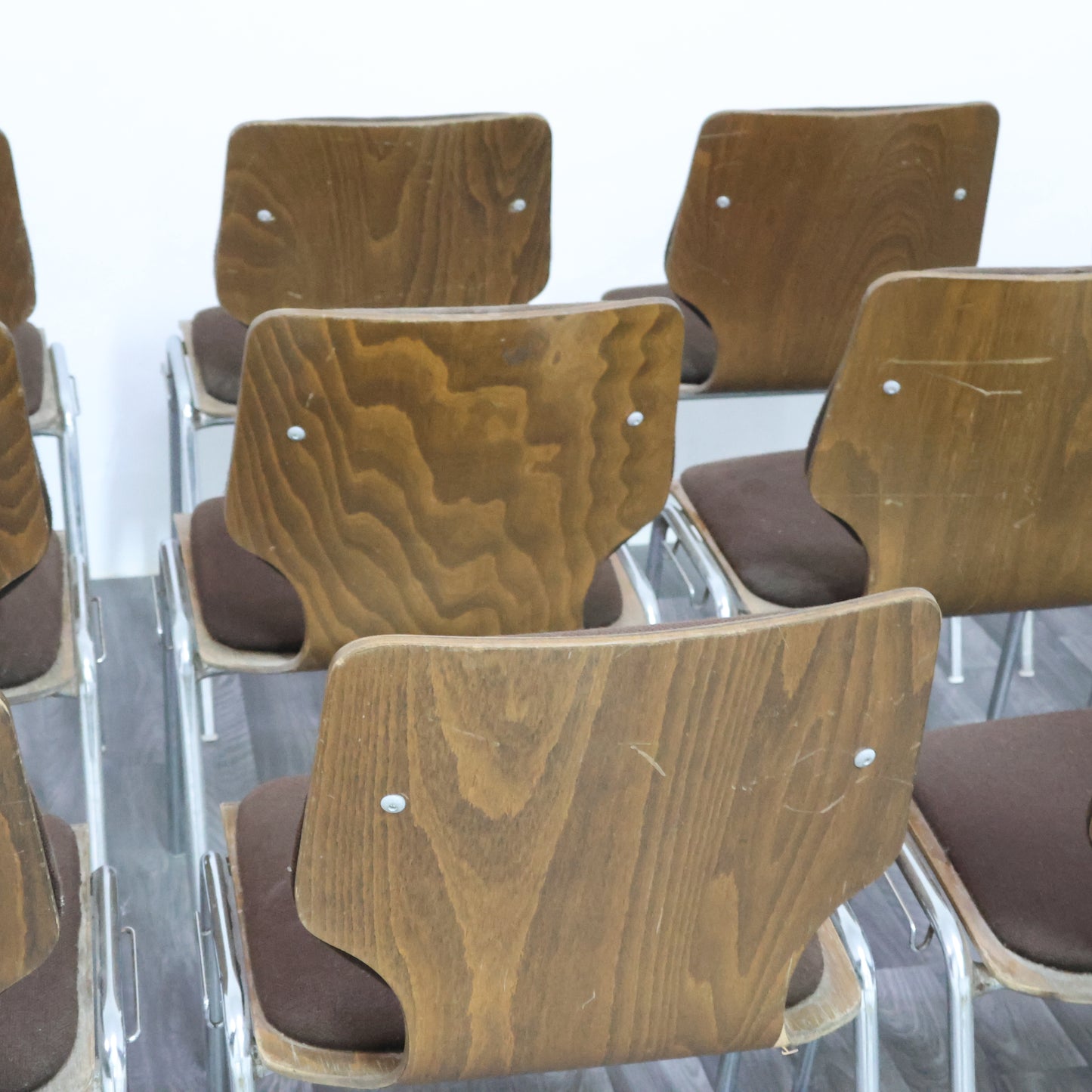 Carlo Ratti Set Da Ufficio 12 Sedie Design Modernariato Anni ‘70