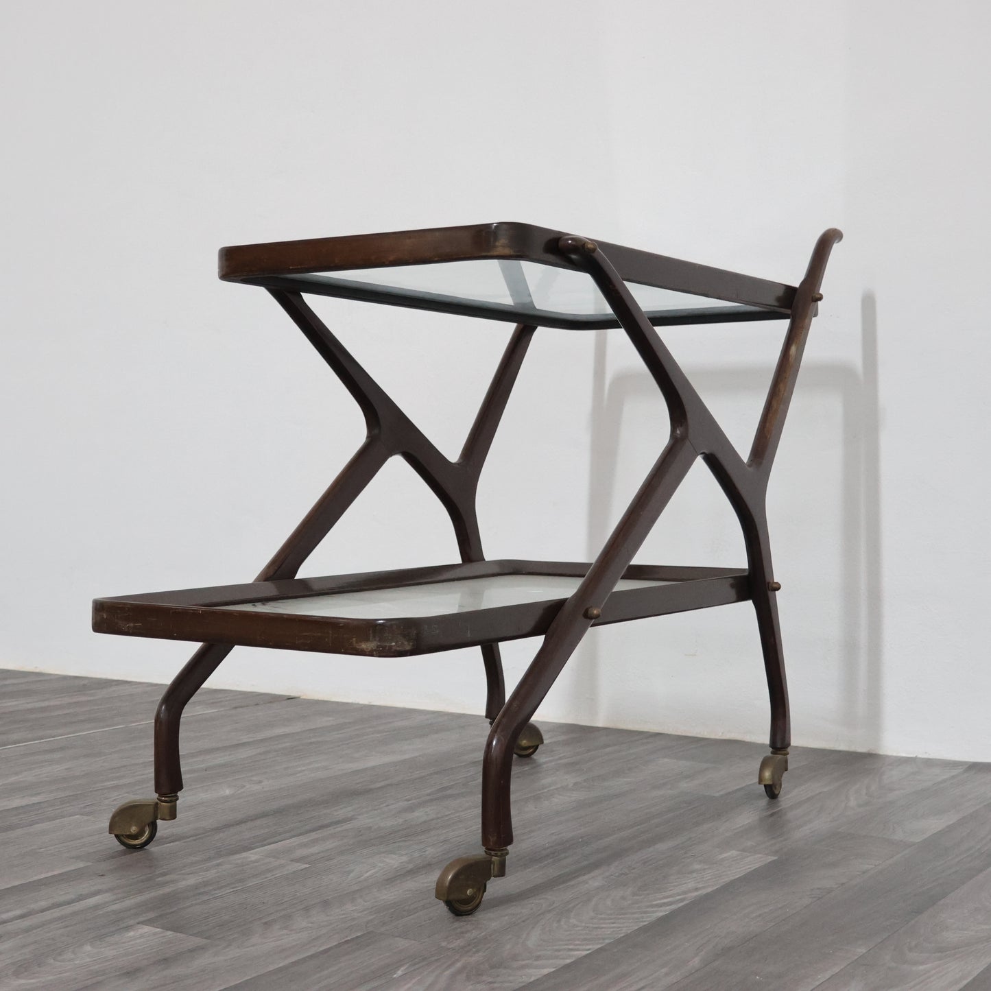 Cesare Lacca Carrello Portavivande Legno 1950’s Mid Century Design