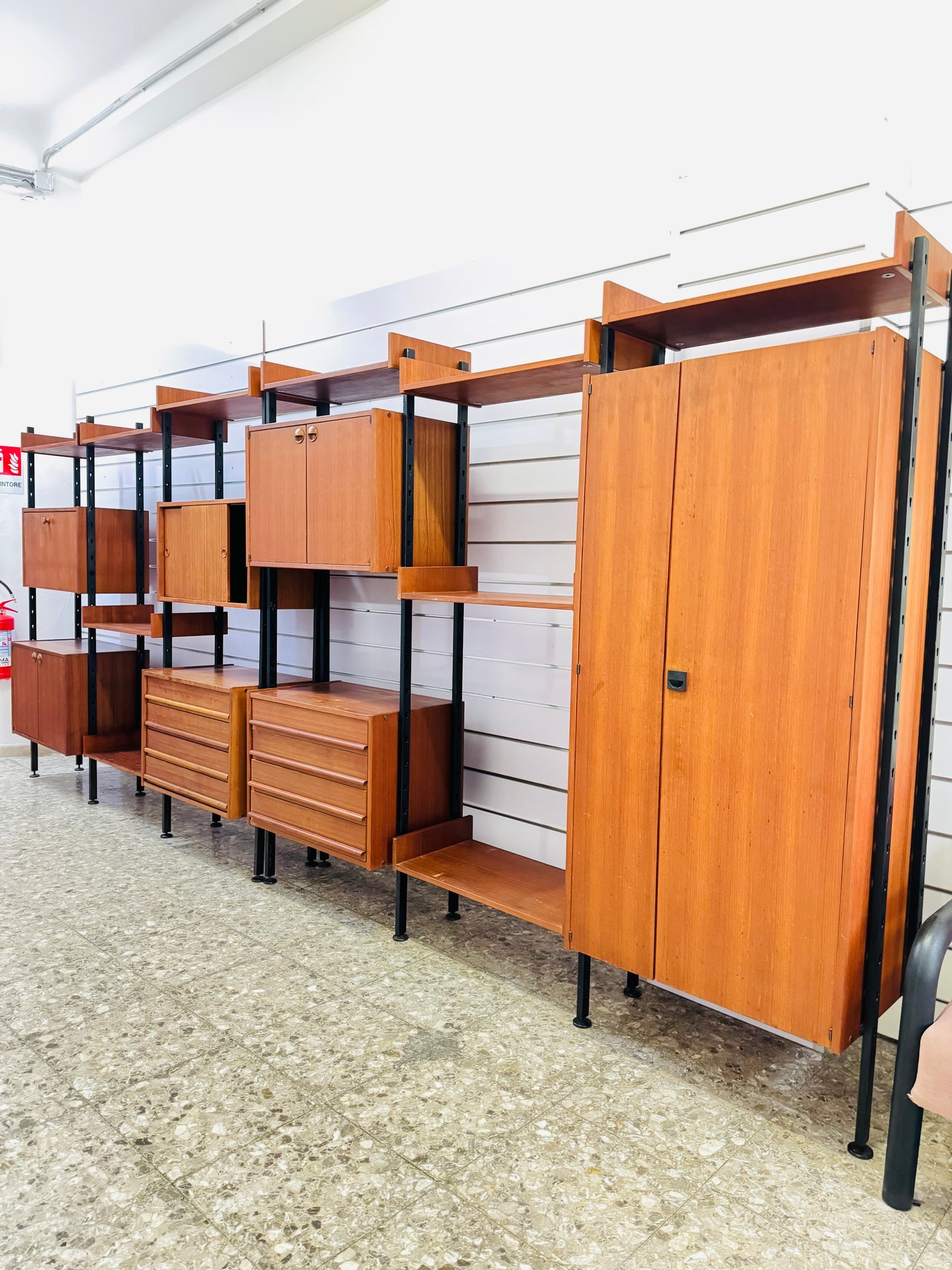 Libreria Modulare IMB Serie Selex Anni ‘60 Design Modernariato