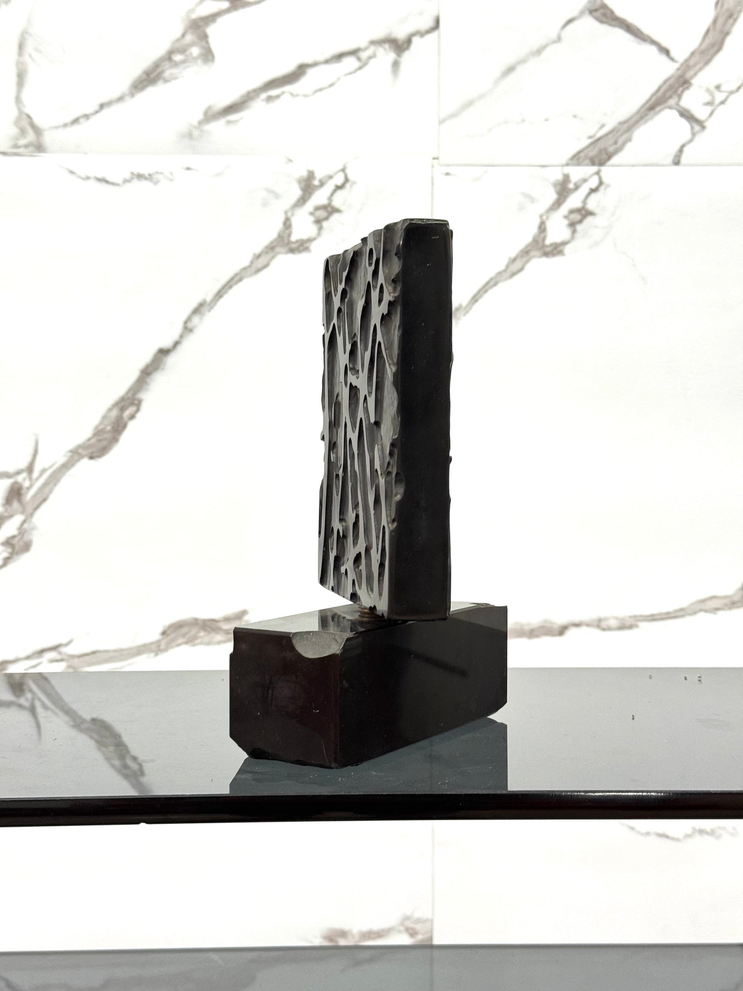 Edgardo Abbozzo Scultura Anni 70 Marmo Art Design