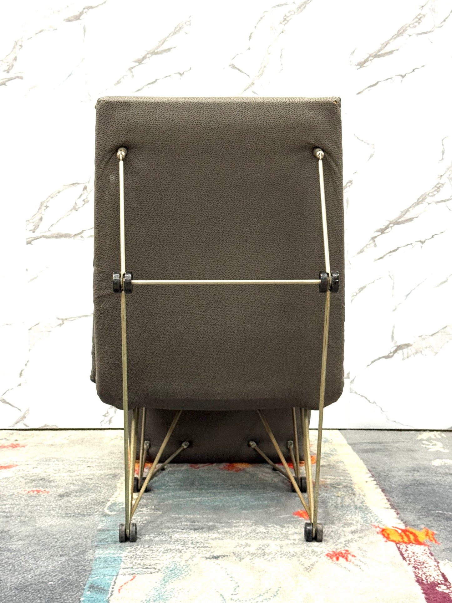 Lounge Chair Poltrona Geometric Design Postmodern Modernariato 1980’s