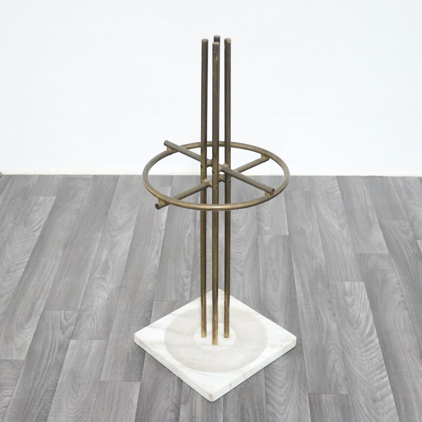 Renato Zevi Metalarte Portaombrelli Marmo E Ottone Design Modernariato