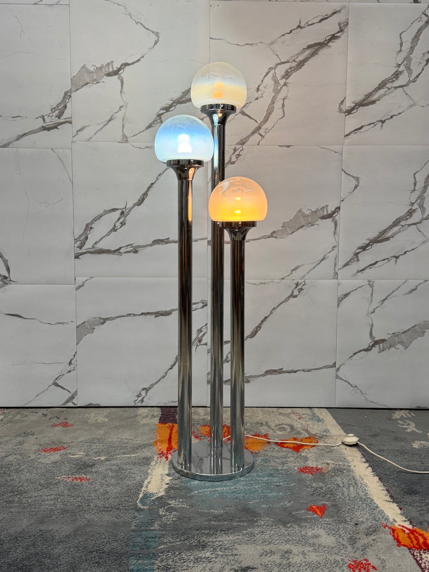 Carlo Nason Mazzega Lampada Da Pavimento Design Anni ‘70 Modernariato