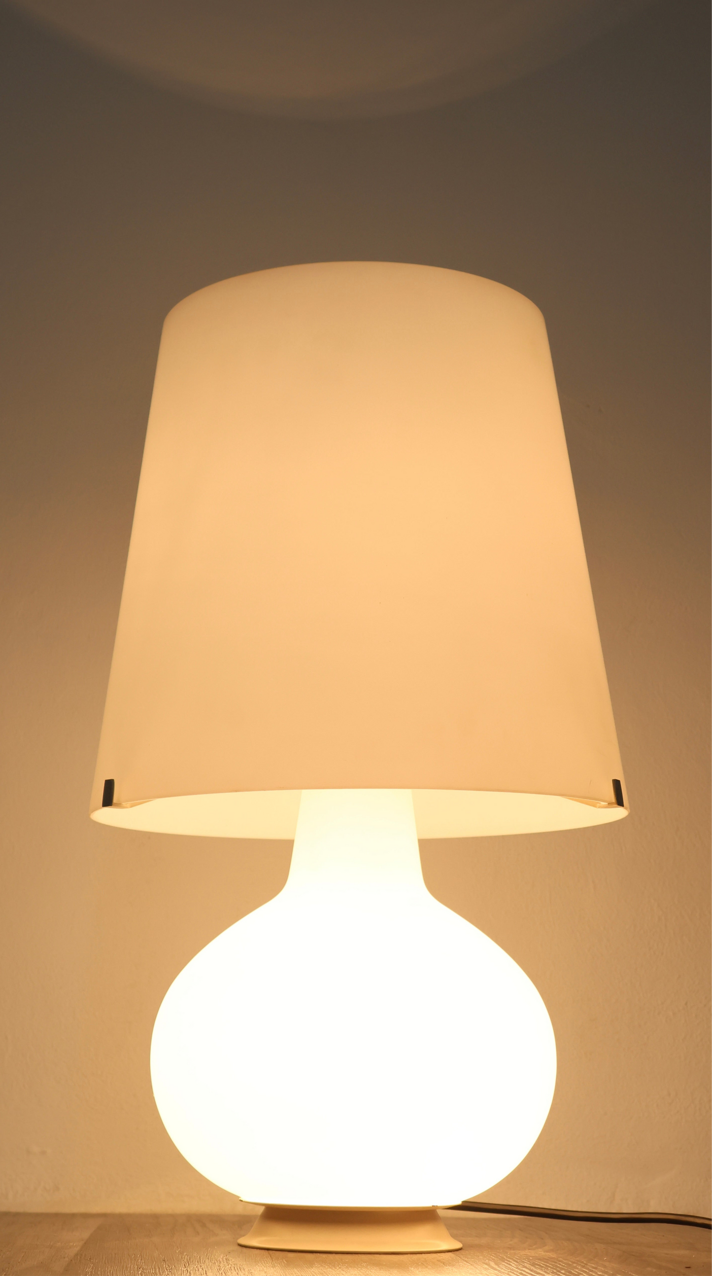 Max Ingrand Fontana Arte Lampada 1853 Media H:54 Cm Anni ‘80 Design Modernariato