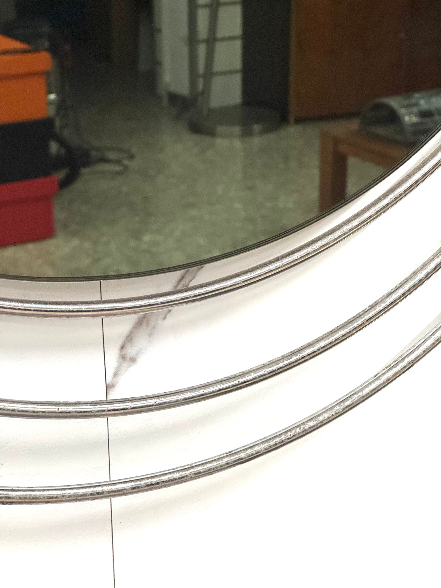 Gaetano Sciolari Specchio Ovale Da Parete Design Modernariato 1970’s