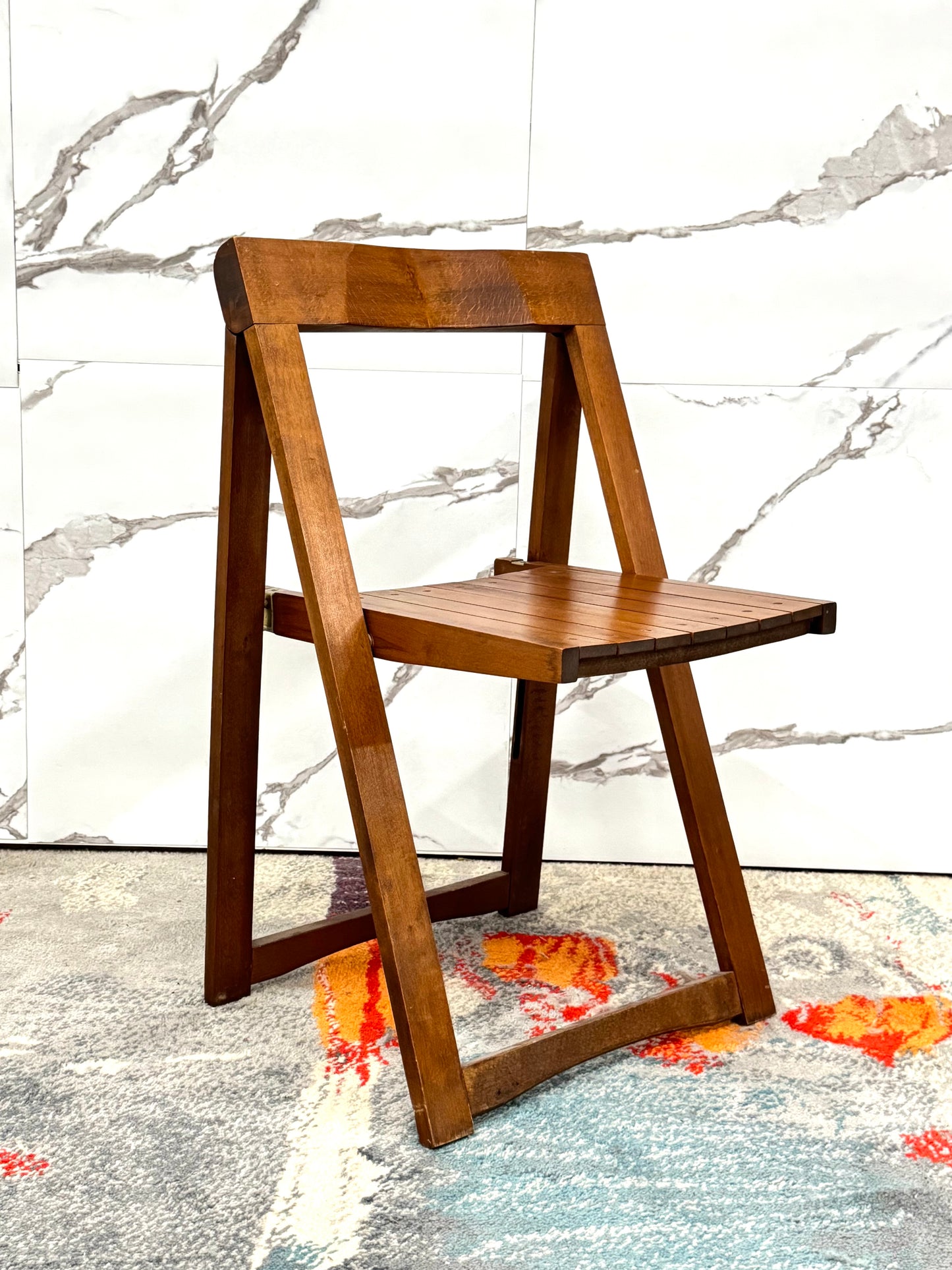 Aldo Jacober Per Alberto Bazzani Sedia Mod. Trieste Anni ‘60 Design Vintage
