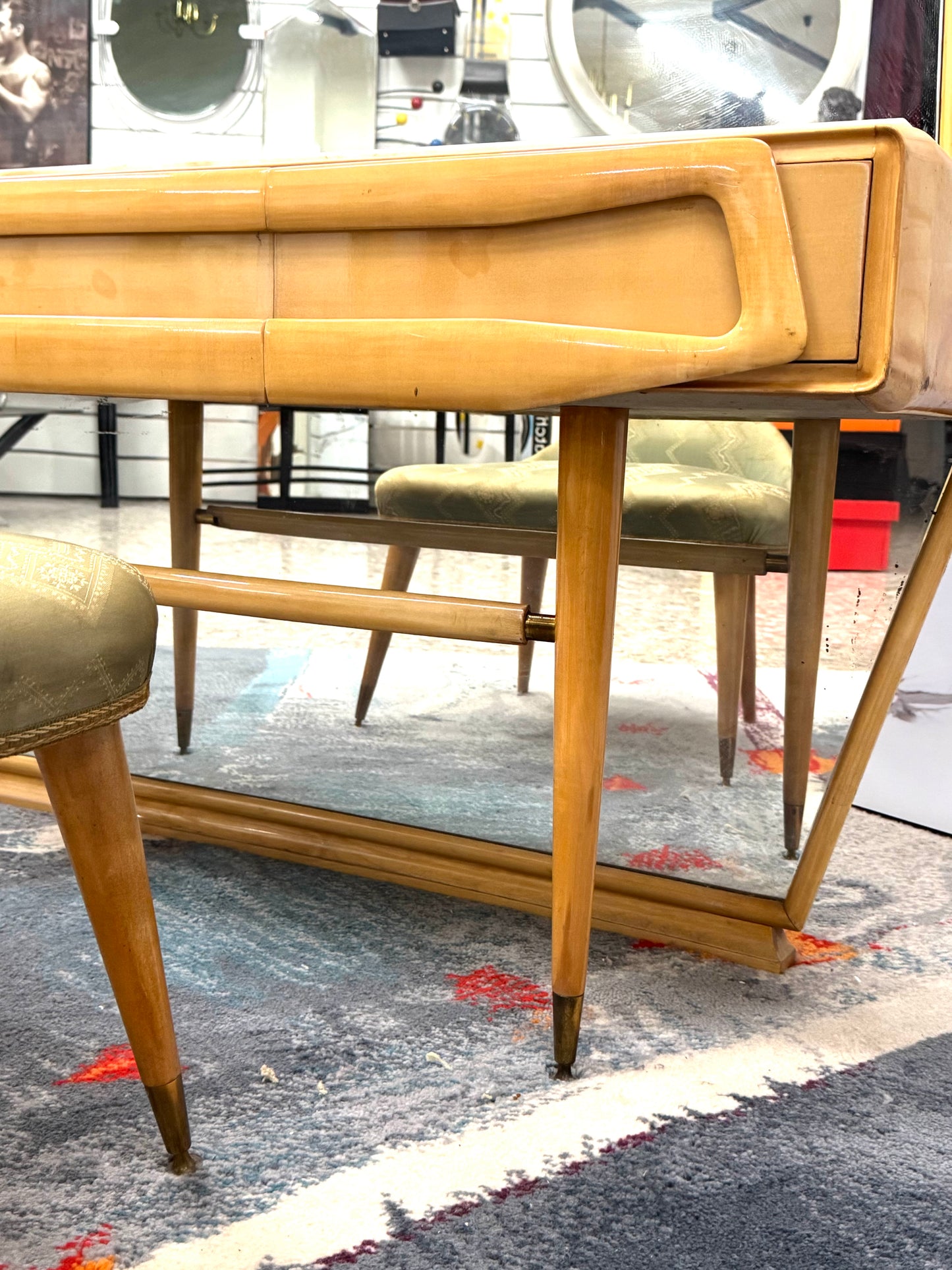 Vittorio Dassi La Permanente Cantù Beauty Desk Mid-Century Design 1950’s