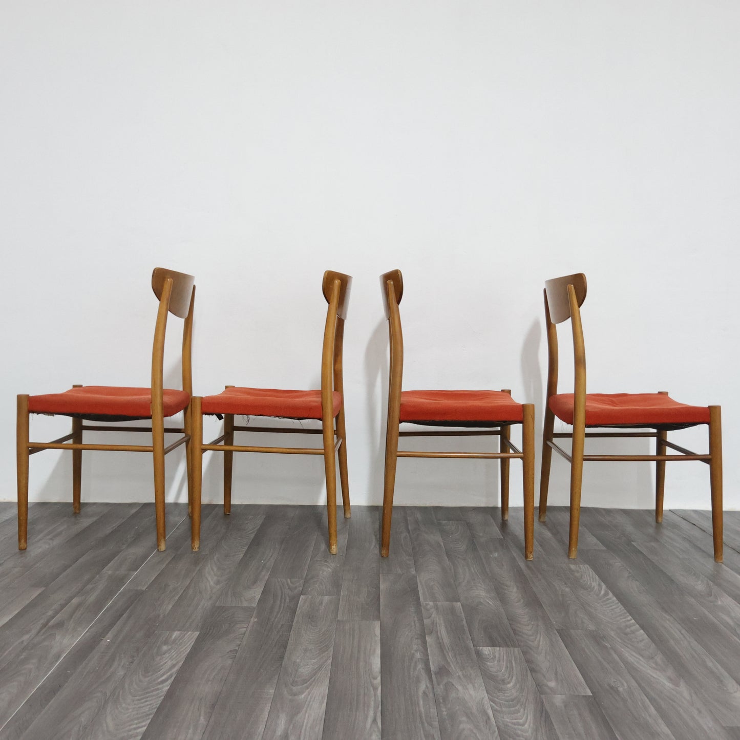 Set Da Pranzo 4 Sedie Design Scandinavo Anni ‘60 Design Modernariato