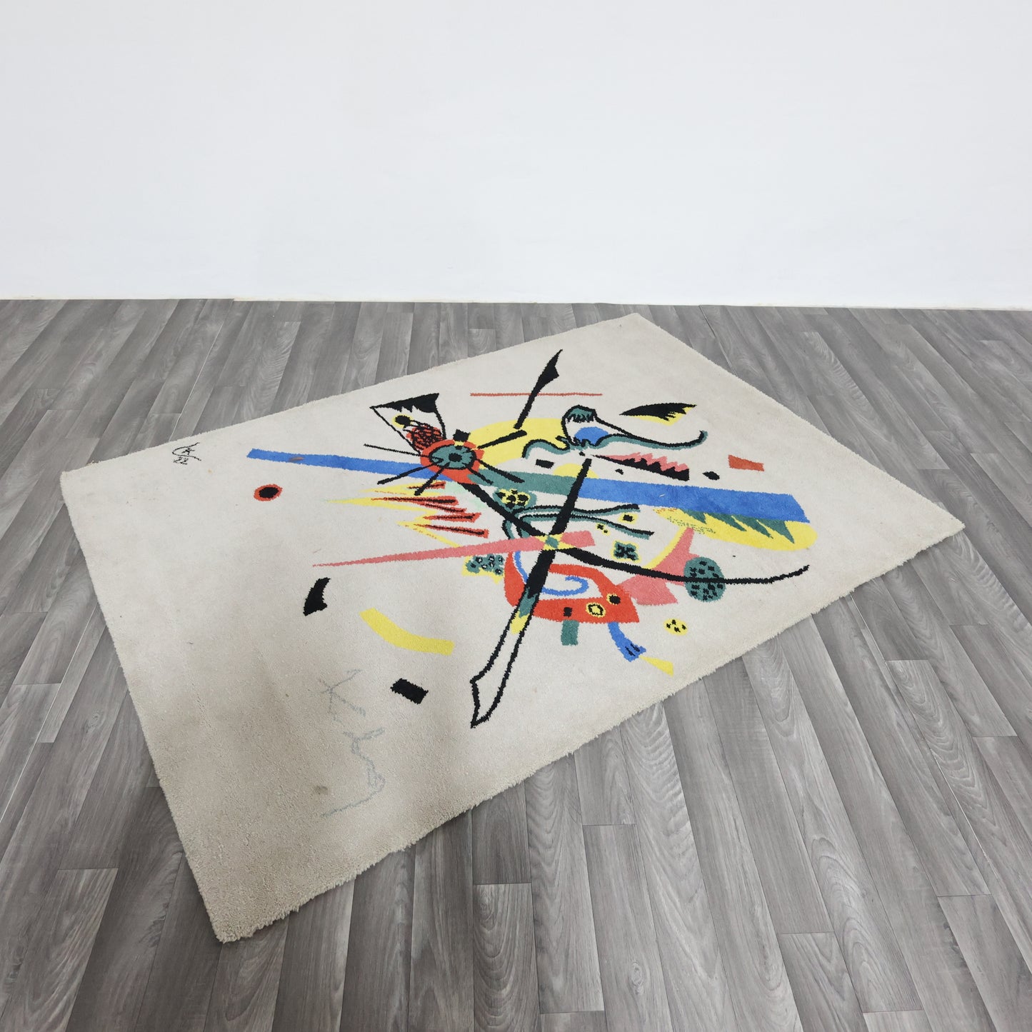 Kandinskij Wassily Denmark Ege Art Line Tappeto Design 1980’s