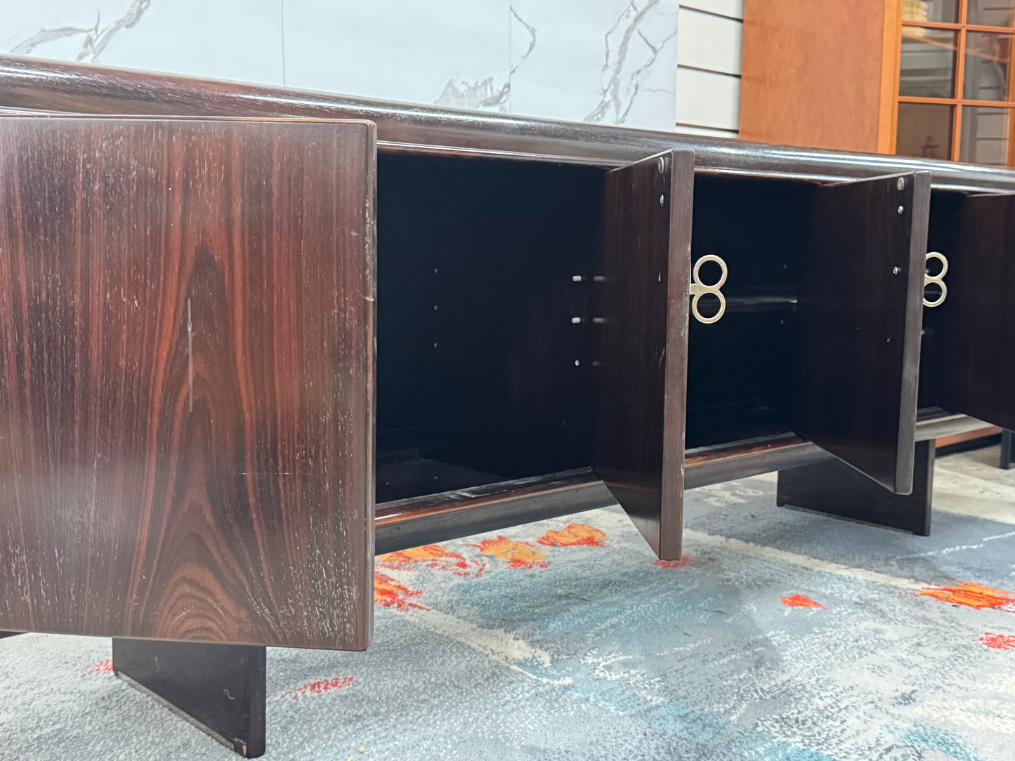 Vittorio Introini Saporiti Italia Pellicano Sideboard Credenza Design 1968