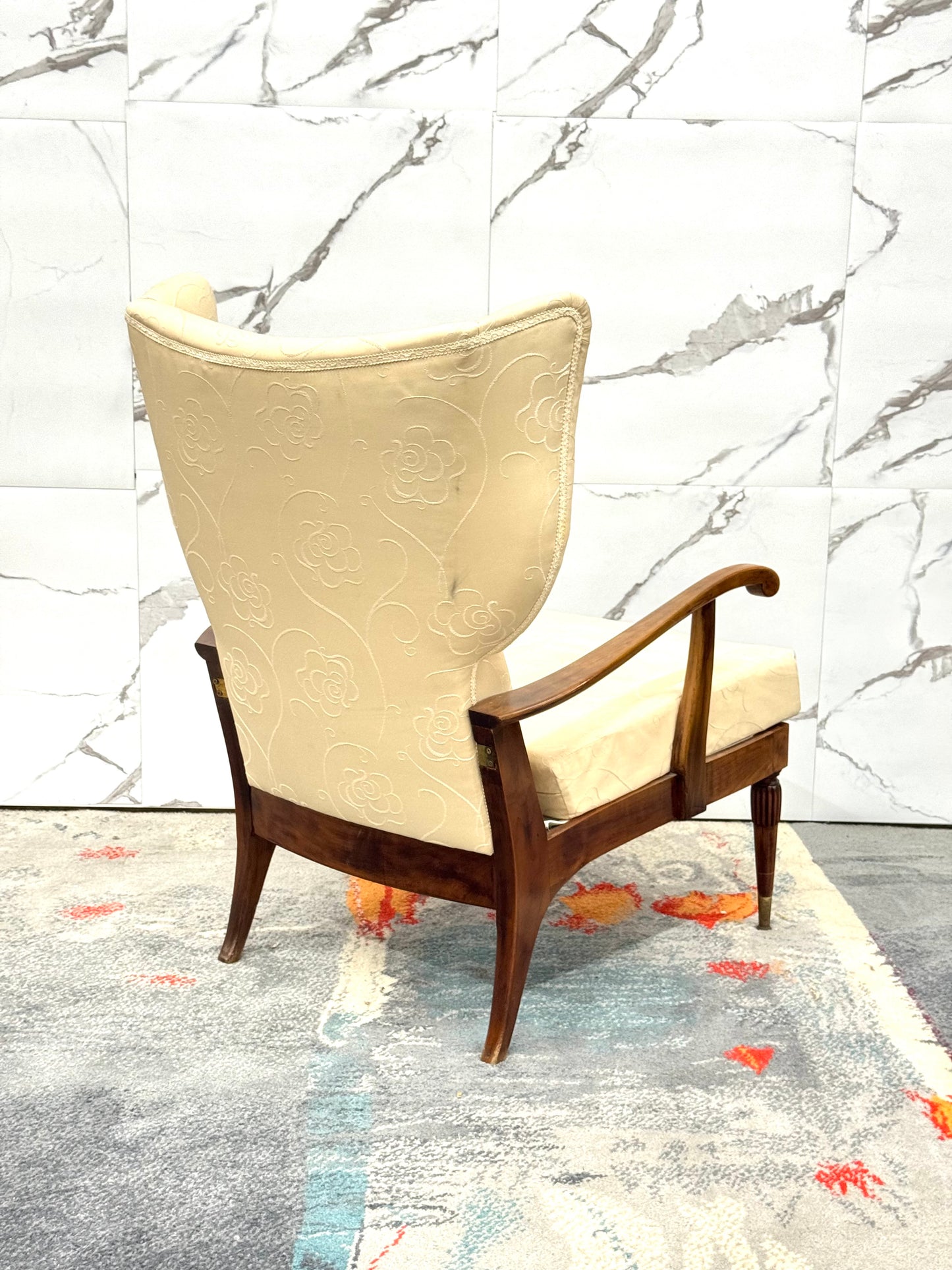 Renzo Franchi Camerani Poltrona Reclinabile Mod. Camea 1950 Design Mid-century