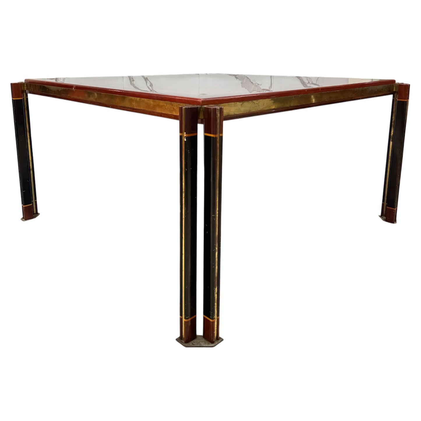 Paolo Barracchia Per Roman Decò Grande Tavolo Da Pranzo Design Modernariato 1970