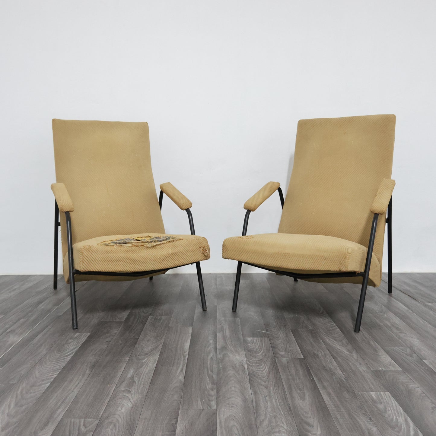 ALF SVENSSON LJUNG INDUSTRIER Coppia Di Poltrone Design Modernariato 1950’s