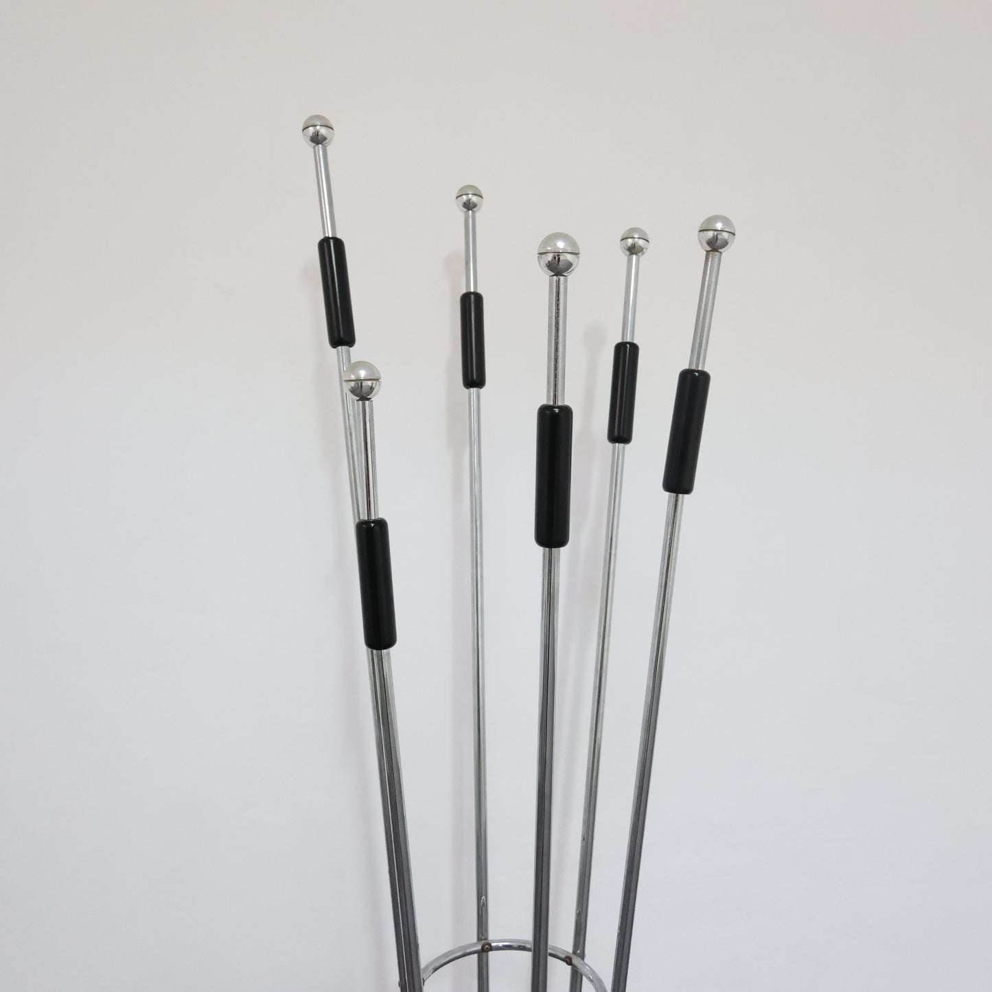 Appendiabiti fratelli Mannelli travertino acciaio design Modernariato 1970’s