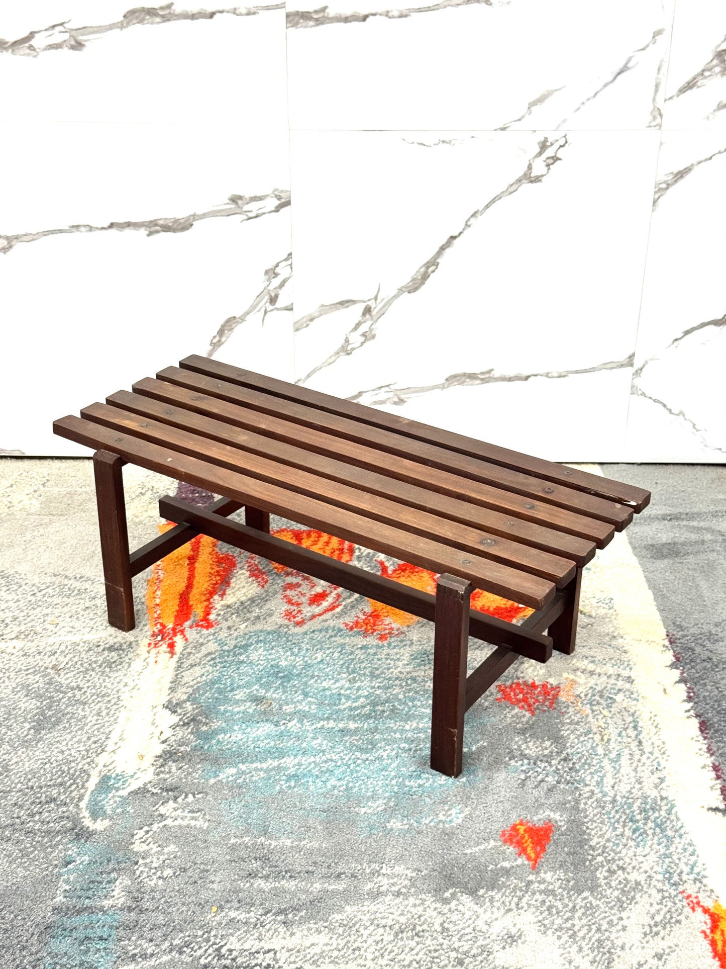 PANCA IN TEAK DESIGN SCANDINAVO ANNI ‘60 MID-CENTURY MODERNARIATO