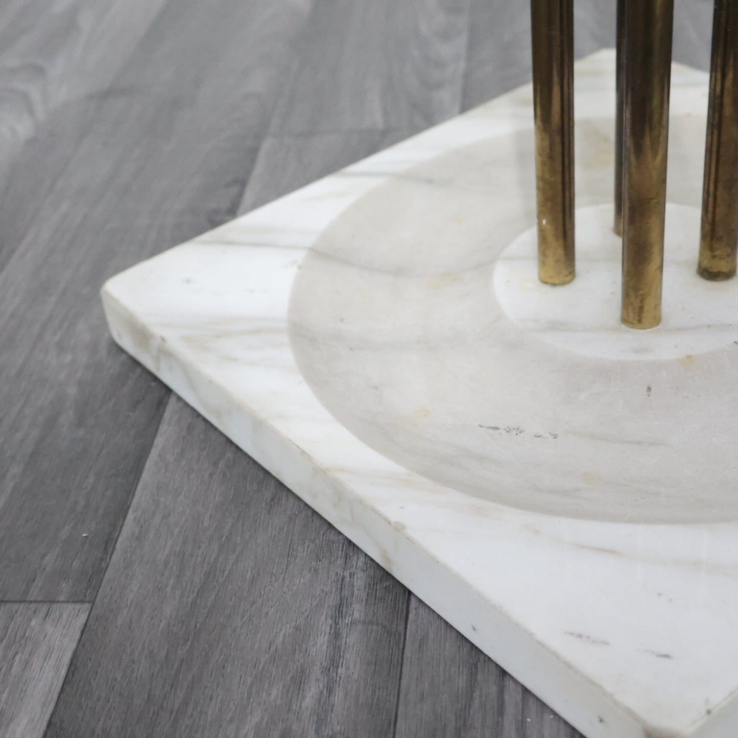 Renato Zevi Metalarte Portaombrelli Marmo E Ottone Design Modernariato