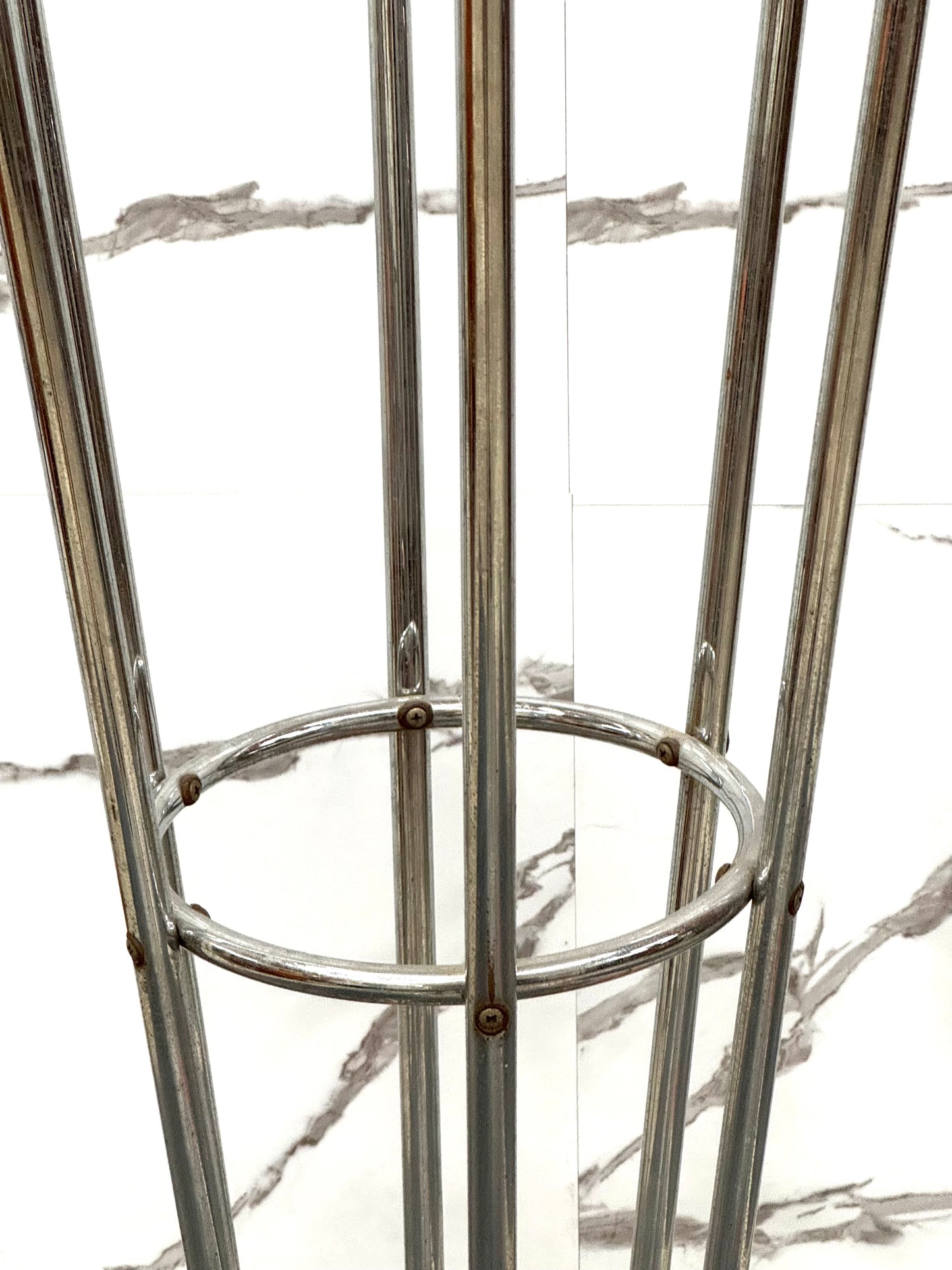 Appendiabiti fratelli Mannelli travertino acciaio design Modernariato 1970’s