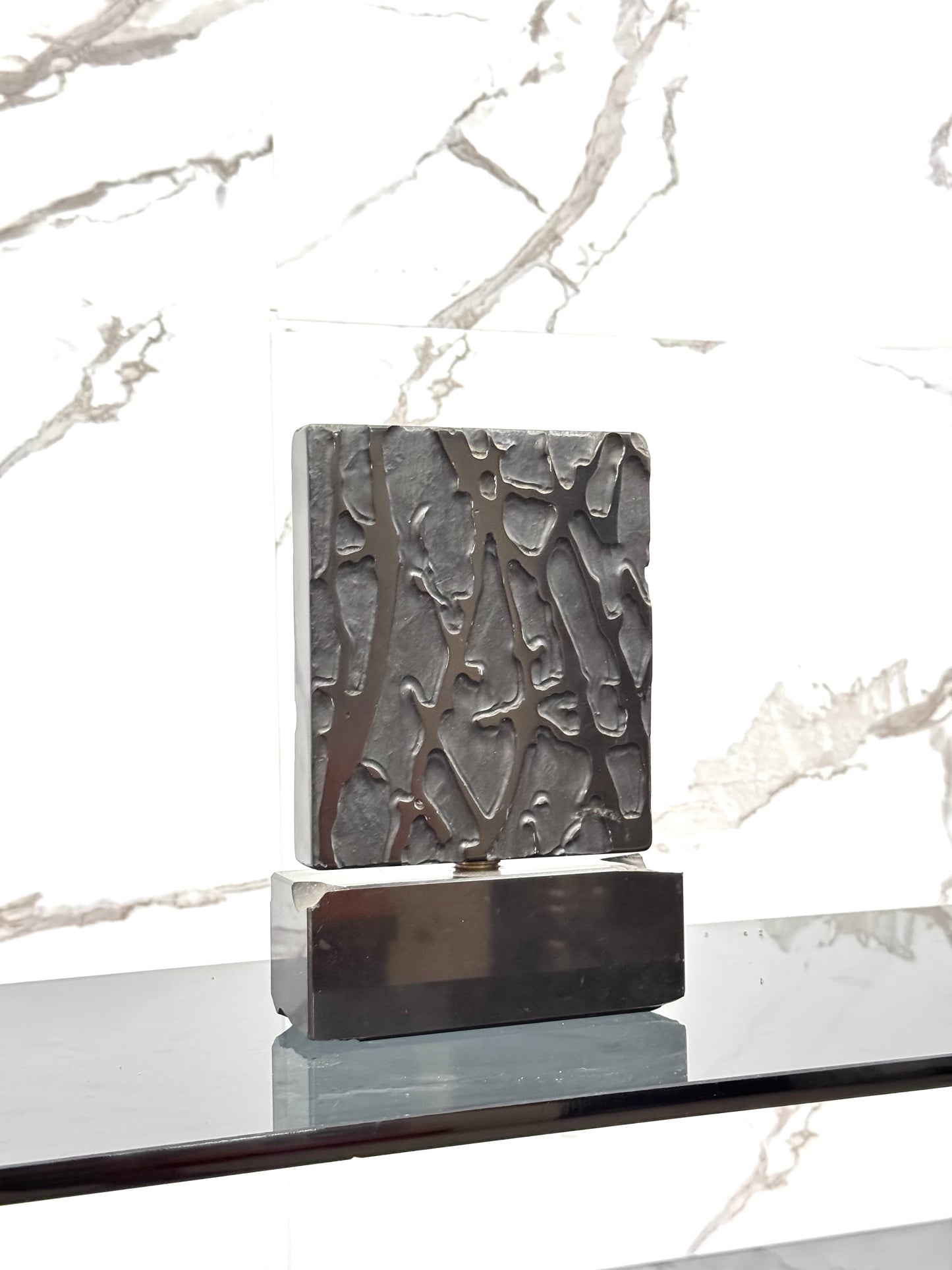 Edgardo Abbozzo Scultura Anni 70 Marmo Art Design