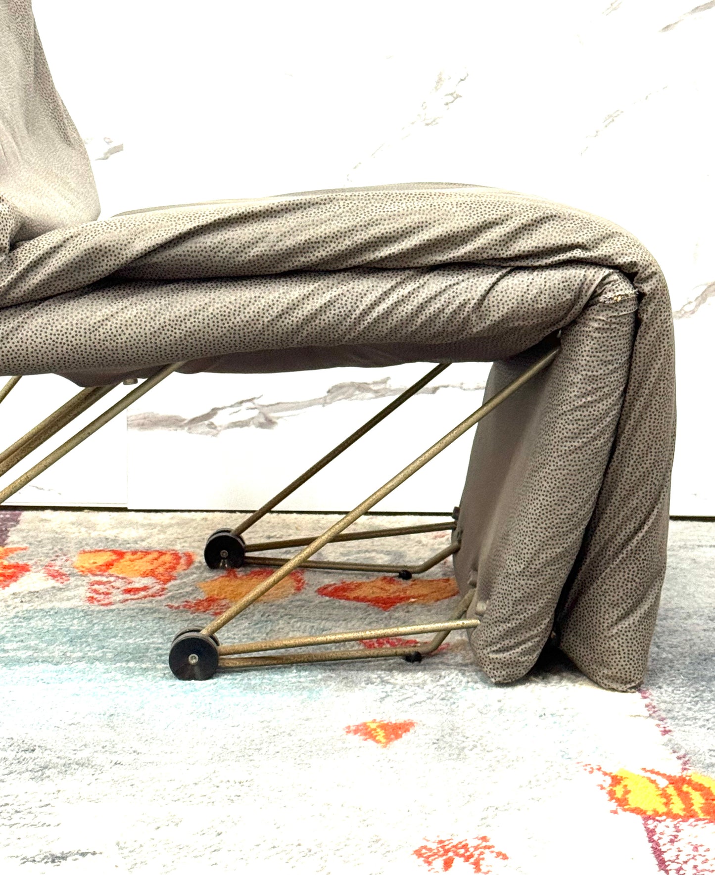 Lounge Chair Poltrona Geometric Design Postmodern Modernariato 1980’s