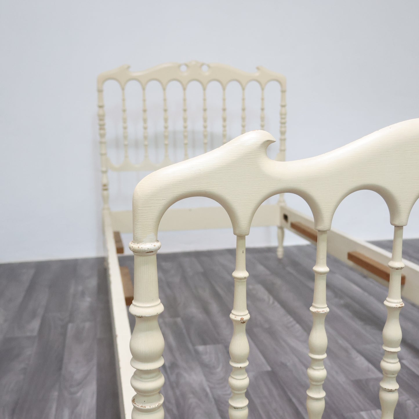 Giuseppe Gaetano Descalzi Letto Singolo Chiavari Anni ‘50 Design