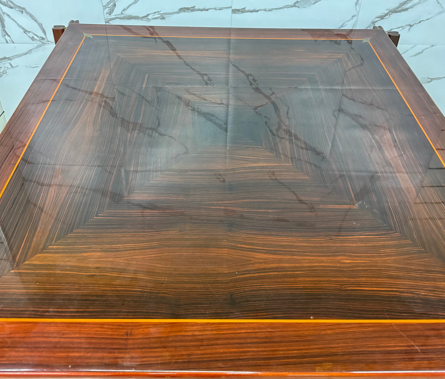 Paolo Barracchia Per Roman Decò Grande Tavolo Da Pranzo Design Modernariato 1970