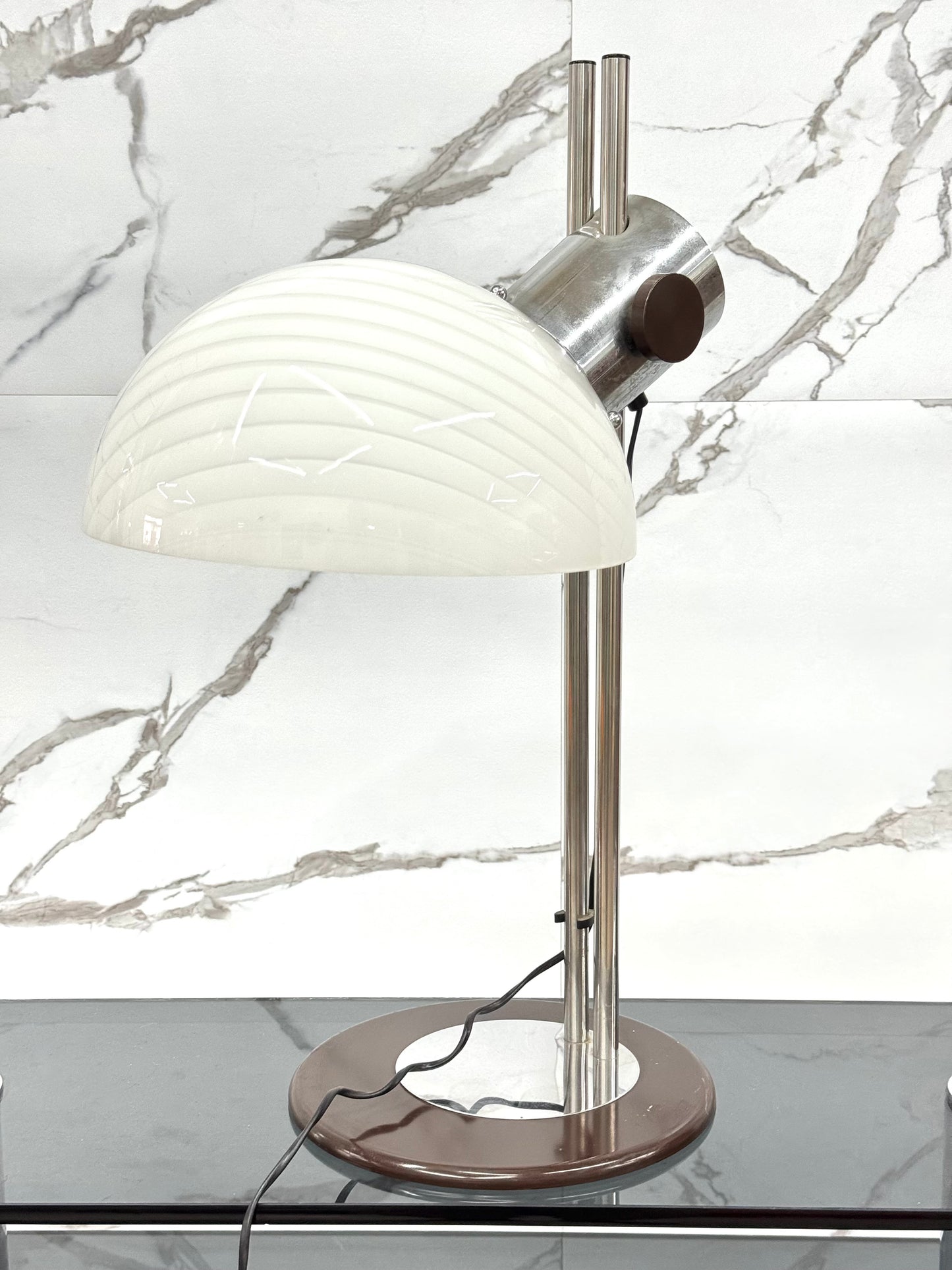 SPACE AGE BIG TABLE LAMP LAMPE DE TABLE TISCHLAMPE VERY RARE VINTAGE