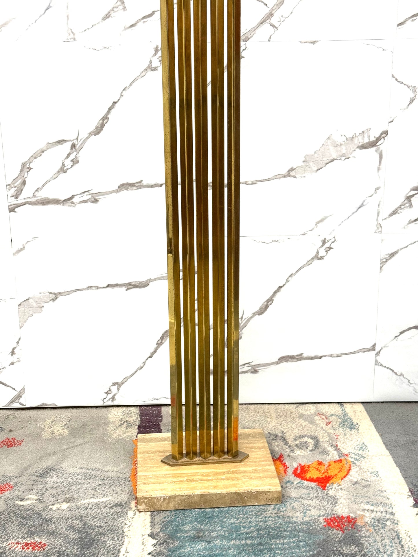 Appendiabiti Romeo Rega In Marmo E Ottone Anni ‘70 Design Modernariato Regency