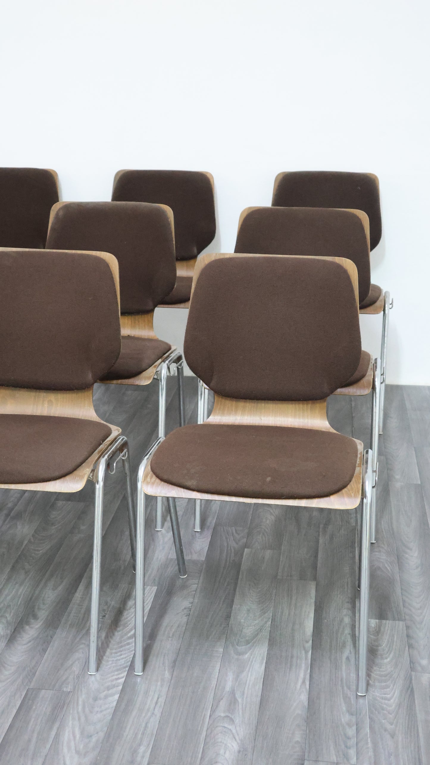 Carlo Ratti Set Da Ufficio 12 Sedie Design Modernariato Anni ‘70