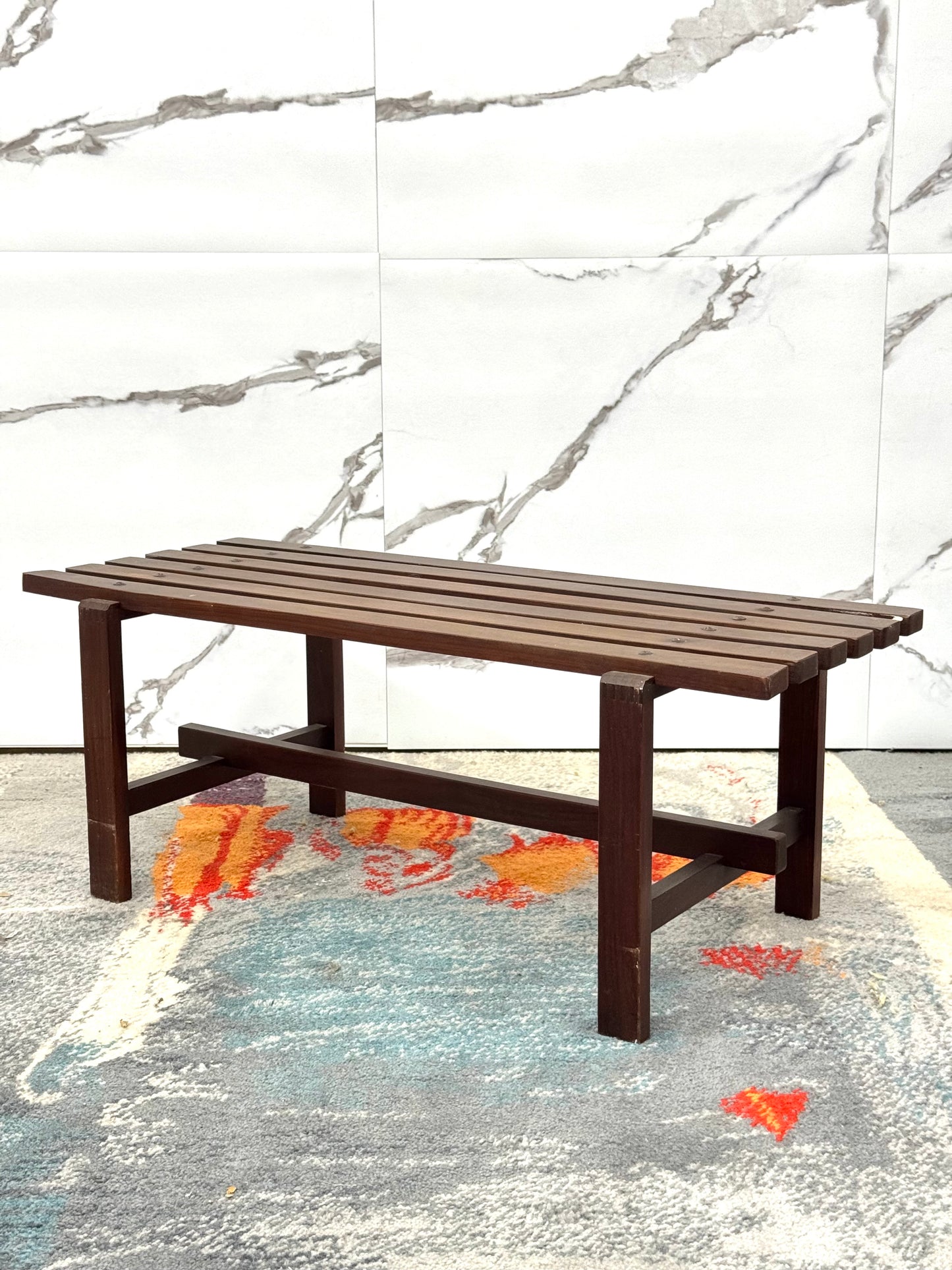 PANCA IN TEAK DESIGN SCANDINAVO ANNI ‘60 MID-CENTURY MODERNARIATO