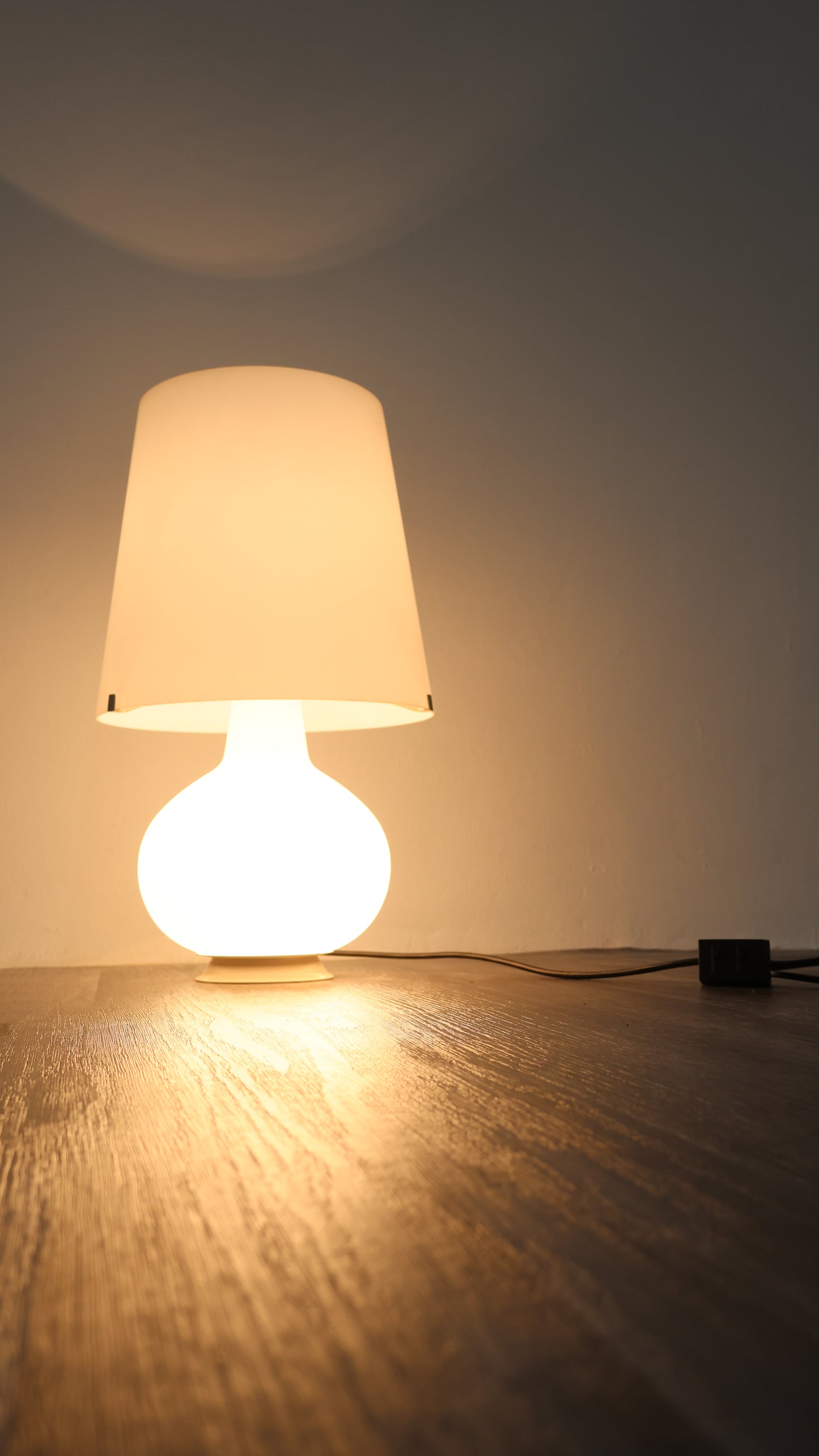 Max Ingrand Fontana Arte Lampada 1853 Media H:54 Cm Anni ‘80 Design Modernariato