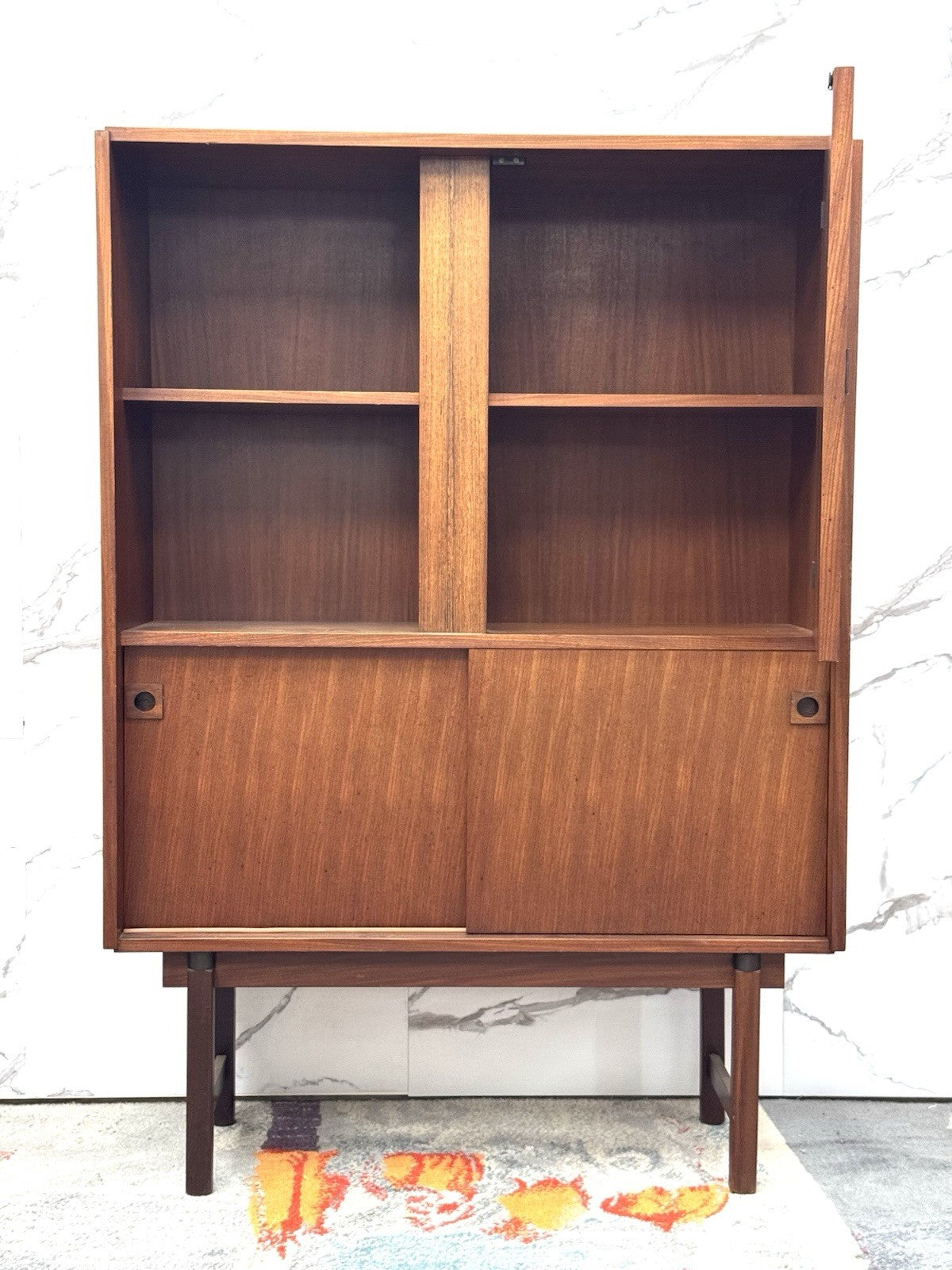 Credenza In Teak Barovero mod. Selex Mid-Century Anni ‘60